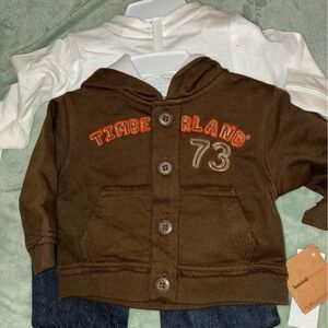 Baby Boy Timberland 3 Piece Set